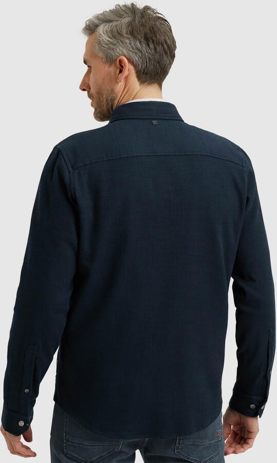 Vanguard Lange Mouw Super Structuur Shirt Blue Heren - Foto 4