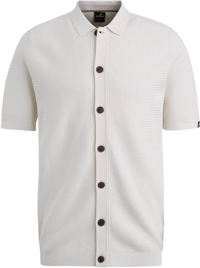 Vanguard vest met ingebreid patroon wit - Foto 3