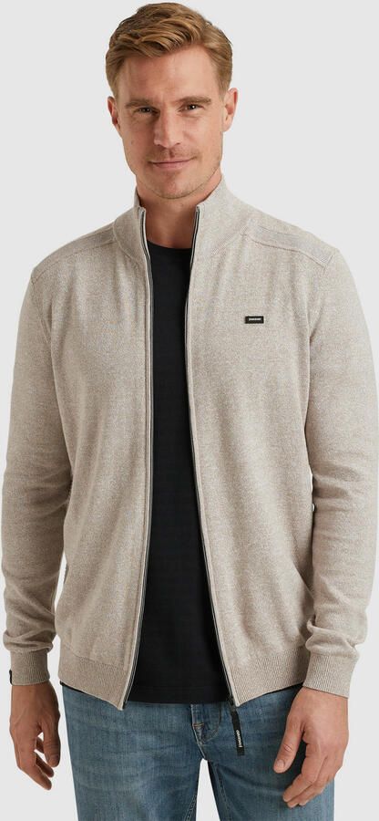 Vanguard Ritssluiting Jas Katoen Linnen Mix Beige Heren - Foto 7