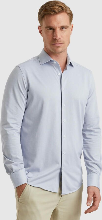 Vanguard Lange Mouw Oxford Jersey Shirt Blue Heren - Foto 3