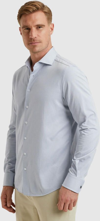 Vanguard Lange Mouw Oxford Jersey Shirt Blue Heren - Foto 6