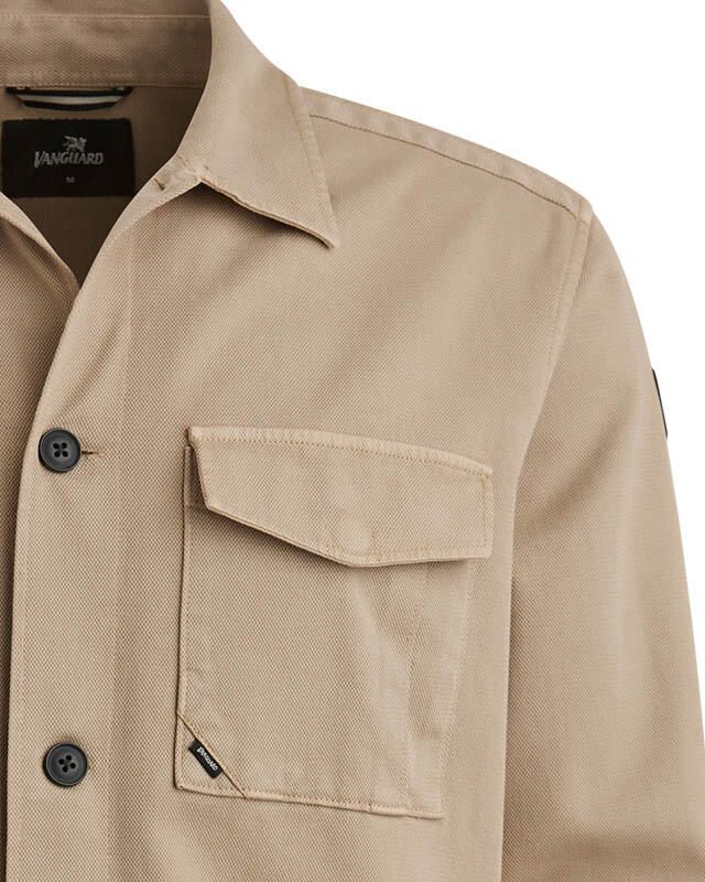 Vanguard Lange mouw overhemd GD Structuur Beige Heren - Foto 4
