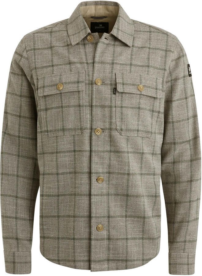 Vanguard Sweater Overshirt Ruiten Taupe - Foto 4