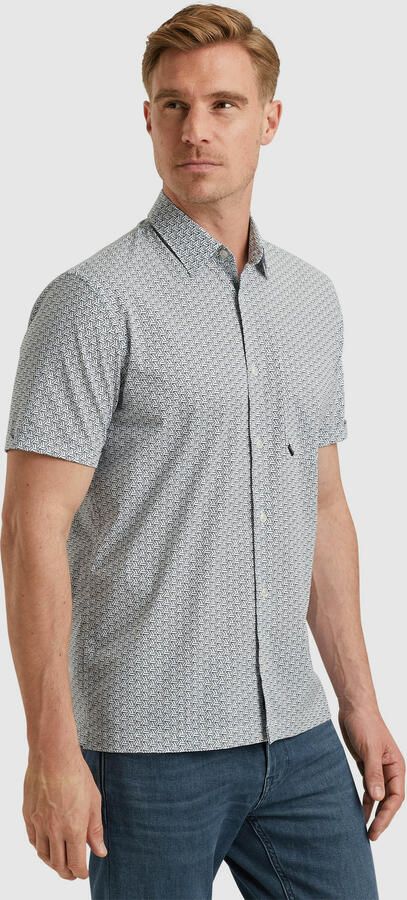 Vanguard Overhemd Lange Mouw Short Sleeve Overhemd Print Blauw - Foto 2