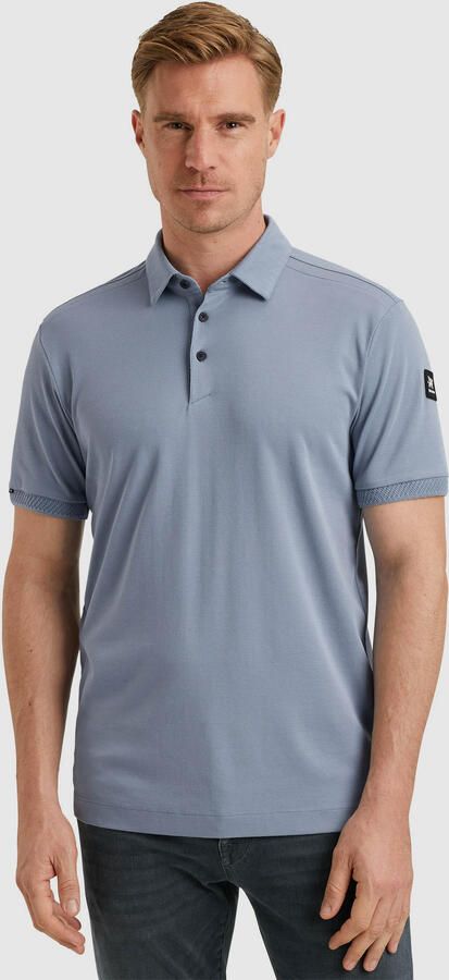 Vanguard Korte Mouw Polo Interloc Stijl Blue Heren - Foto 7