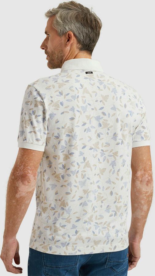Vanguard T-shirt Poloshirt Piqué Print Wit