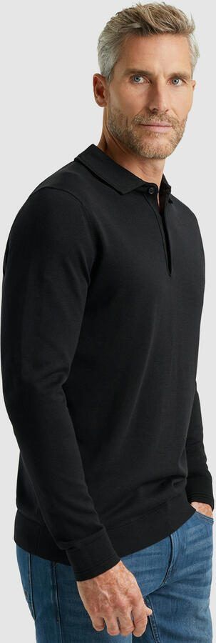 Vanguard regular polo gebreid zwart - Foto 6