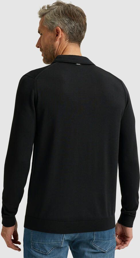 Vanguard regular polo gebreid zwart - Foto 4