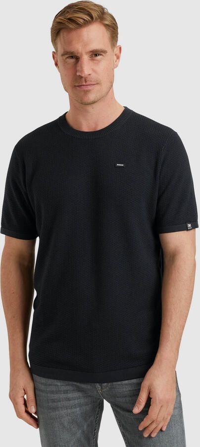 Vanguard T-shirt T-Shirt Structuur Navy - Foto 6