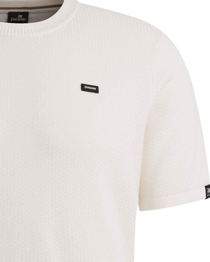 Vanguard T-shirt gebreid ecru - Foto 4