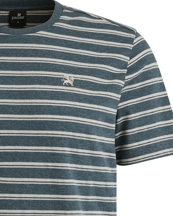 Vanguard T-shirt T-Shirt Jersey Melange Blauw - Foto 4