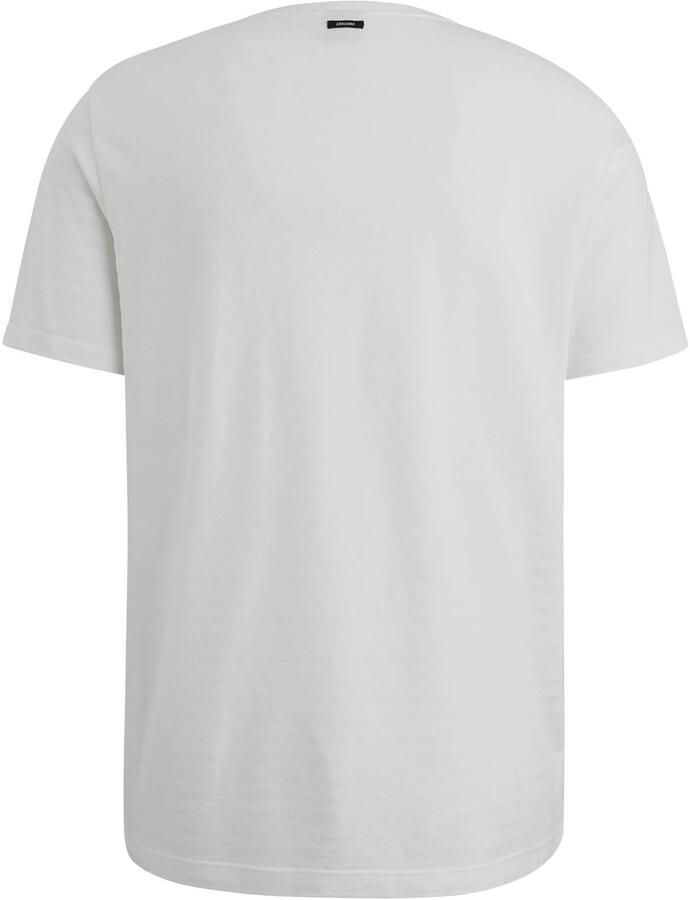 Vanguard T-shirt met ingebreid patroon wit - Foto 4