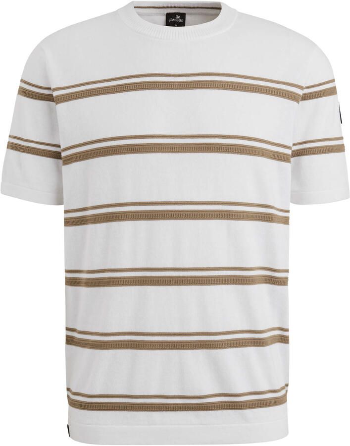 Vanguard T-shirt Knitted T-Shirt Streep - Foto 4