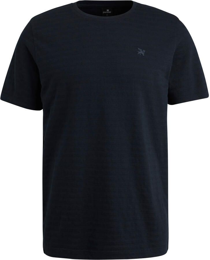 Vanguard regular T-shirt met ingebreid patroon blauw - Foto 3