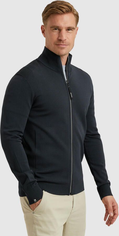 Vanguard Sweater Vest Viscose Donkerblauw