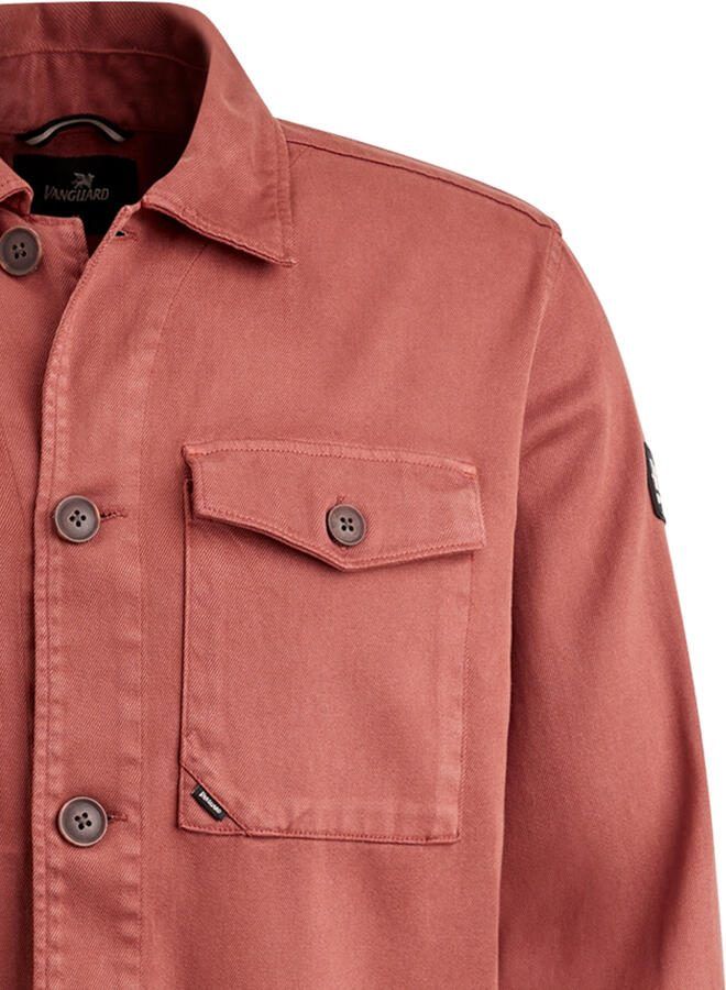 Vanguard Goud Topaas Lange Mouw Overshirt Brown Heren - Foto 2