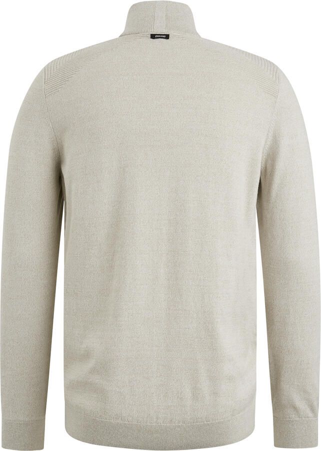 Vanguard Trui Half Zip Melange Ecru - Foto 4