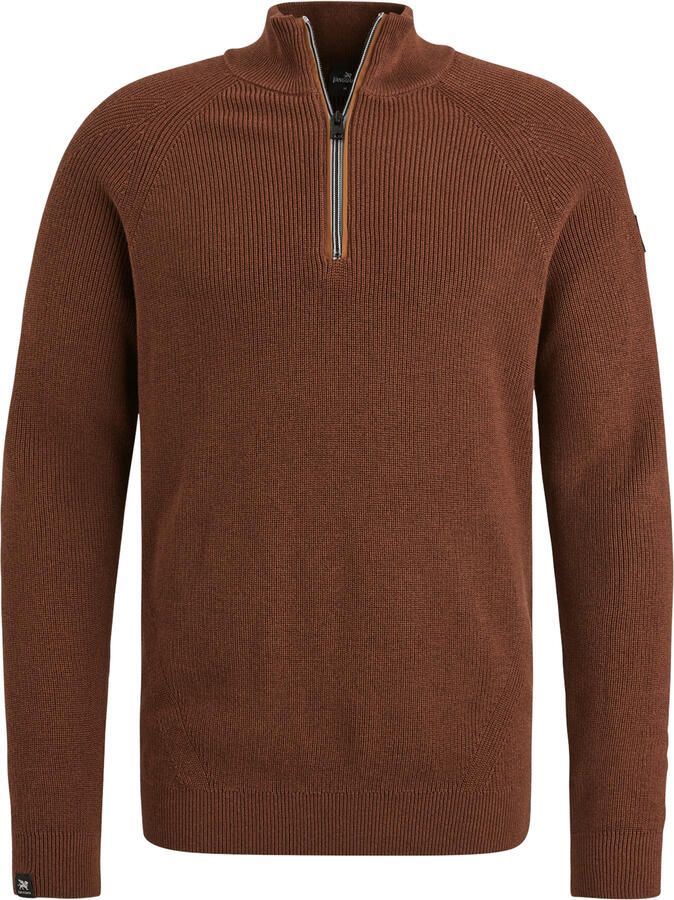 Vanguard Half Zip Pullover Gentleman's Deal Brown Heren