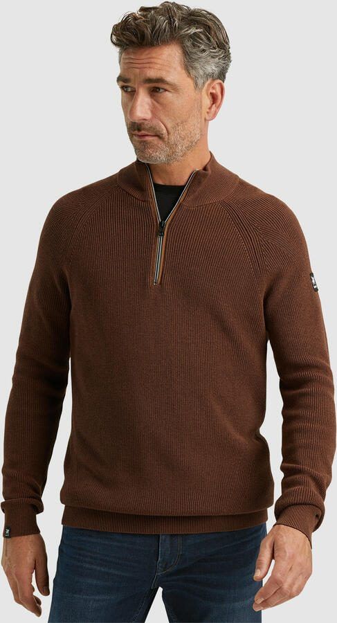 Vanguard Half Zip Pullover Gentleman's Deal Brown Heren - Foto 2