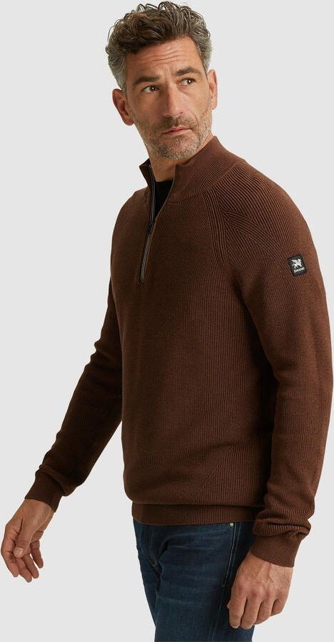 Vanguard Half Zip Pullover Gentleman's Deal Brown Heren - Foto 3