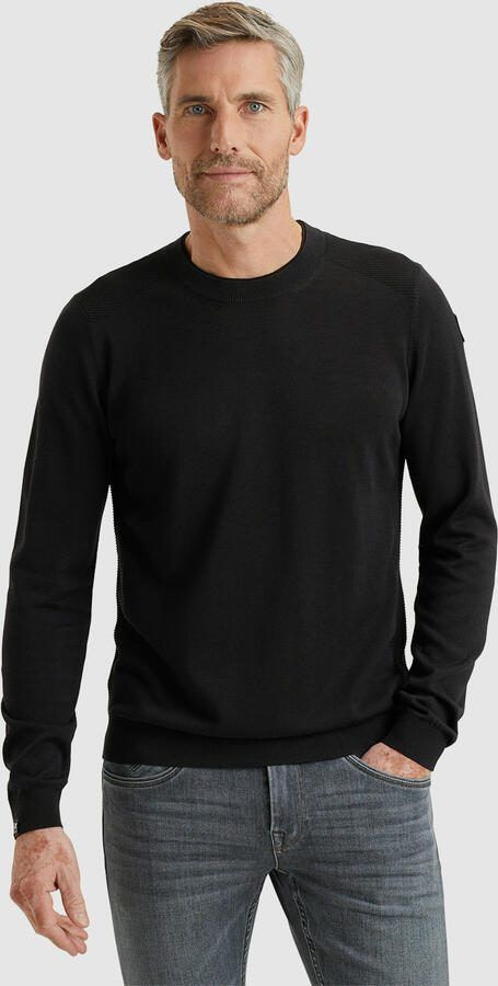 Vanguard Katoen Modal Pullover Black Heren - Foto 4