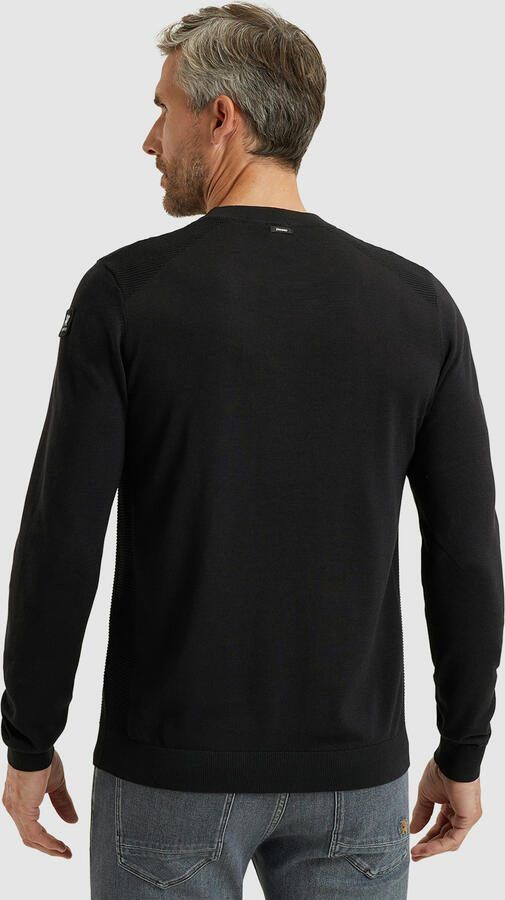 Vanguard Katoen Modal Pullover Black Heren - Foto 3