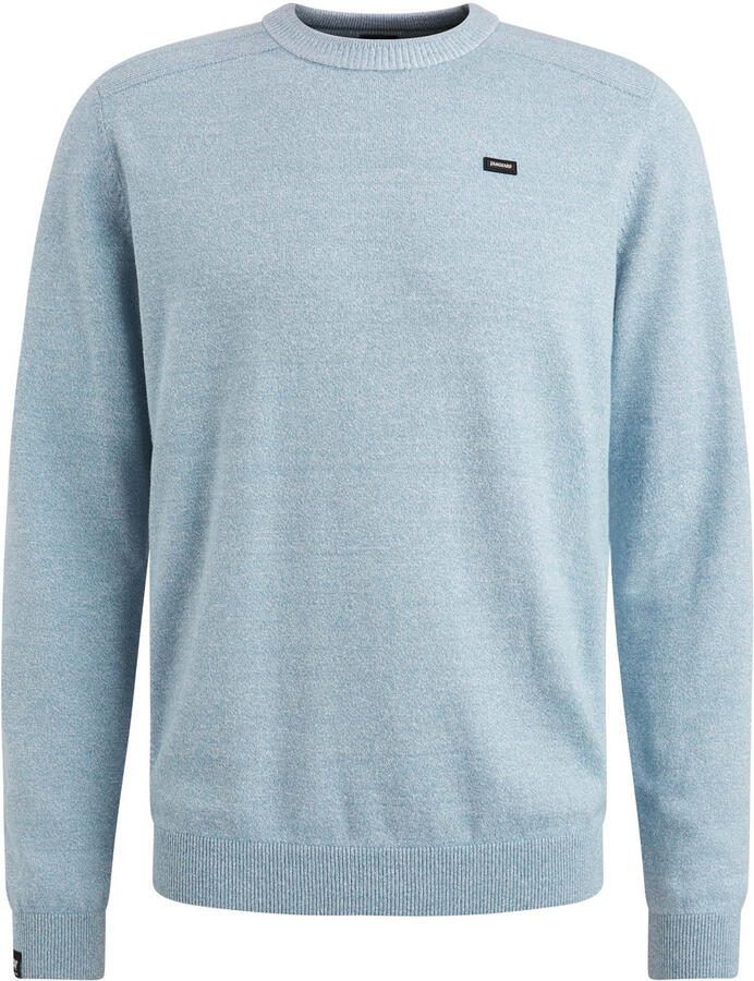 Vanguard Ronde Hals Katoen Linnen Pullover Blue Heren - Foto 4
