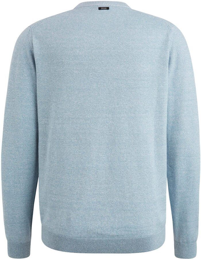 Vanguard Ronde Hals Katoen Linnen Pullover Blue Heren - Foto 5