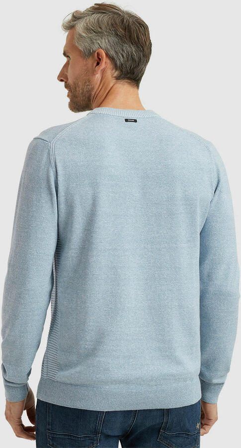 Vanguard Ronde Hals Katoen Linnen Pullover Blue Heren - Foto 7