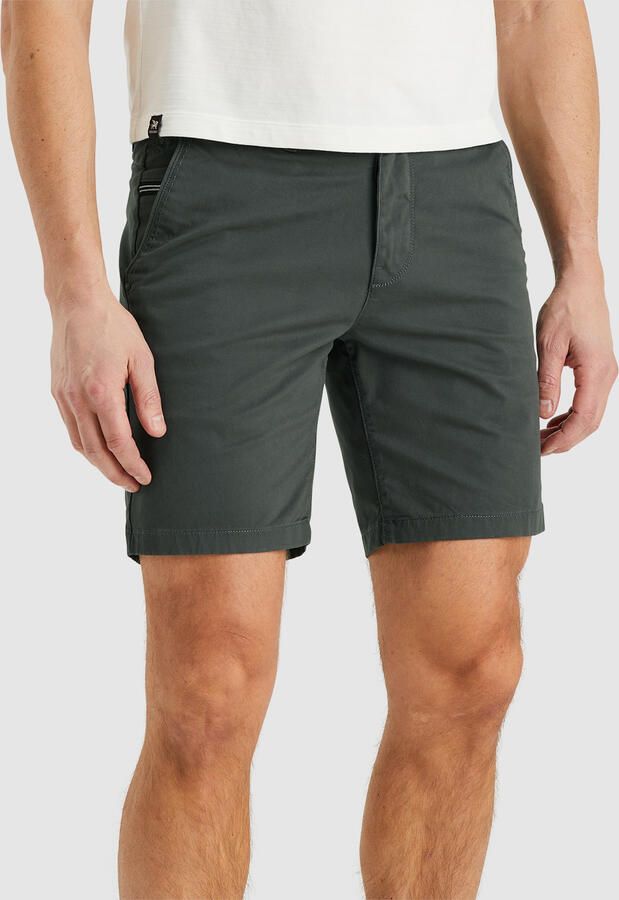 VANGUARD Heren Broeken V65 Shorts Fine Twill Stretch Groen - Foto 2