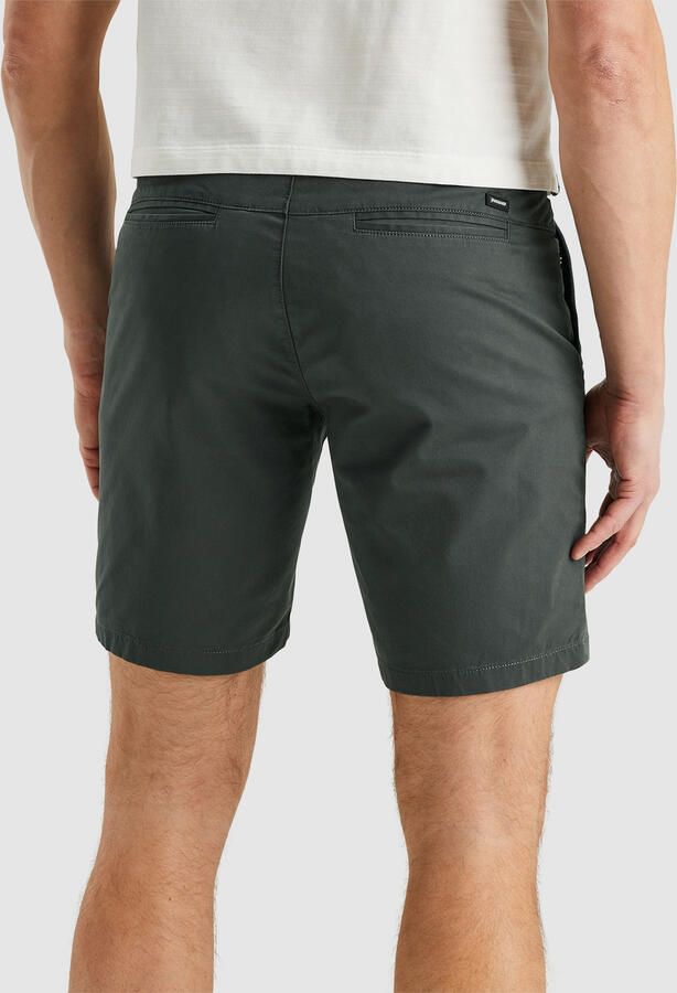 VANGUARD Heren Broeken V65 Shorts Fine Twill Stretch Groen