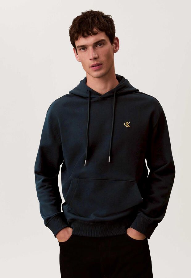 Calvin klein Hoodie Van Badstofkatoen Met Monogram