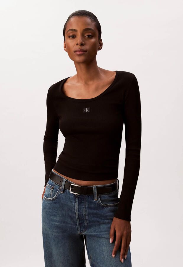 Calvin klein Rib Scoop Shirt