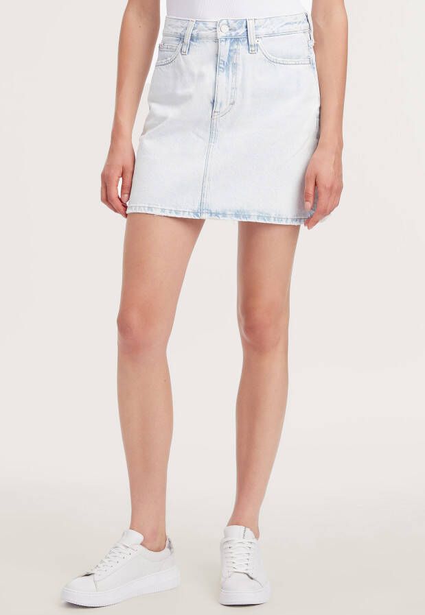 Calvin klein High rise A-line mini Skirt