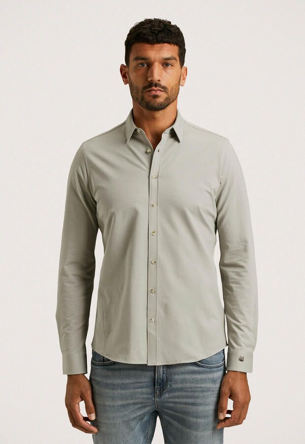 Cast iron Overhemd Van Twill Jersey