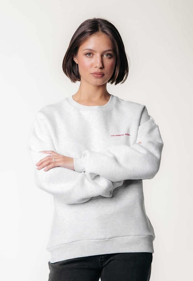 Colourful Rebel Flower Square Sweater