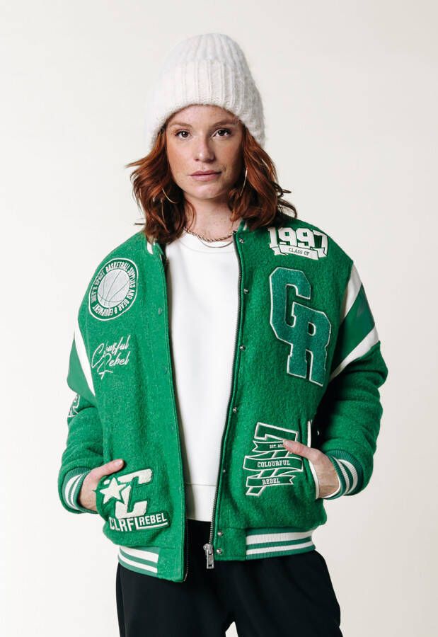 Colourful Rebel Joan Baseball Bomber Jack