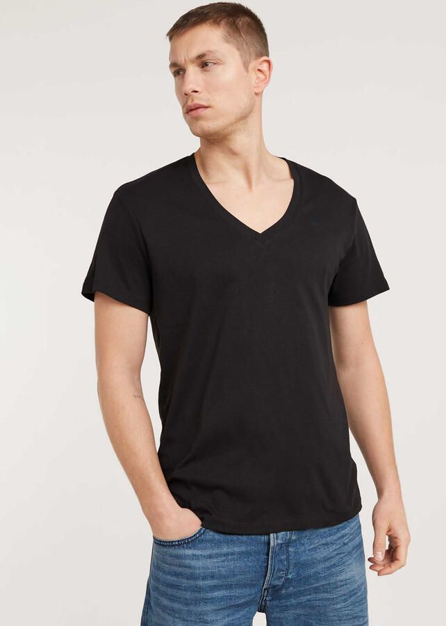 G-Star RAW Base V-Hals T-Shirt Set Van Twee Zwart Heren - Foto 6