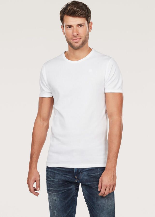 G-Star Set van 2 t-shirts met korte mouwen Base r t White Heren