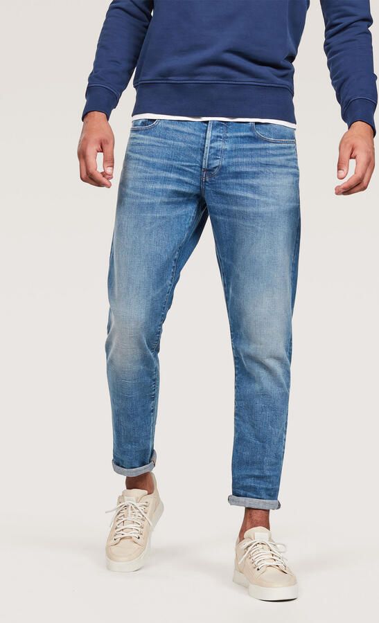 G-Star Raw Straight tapered fit jeans met stretch model '3301'