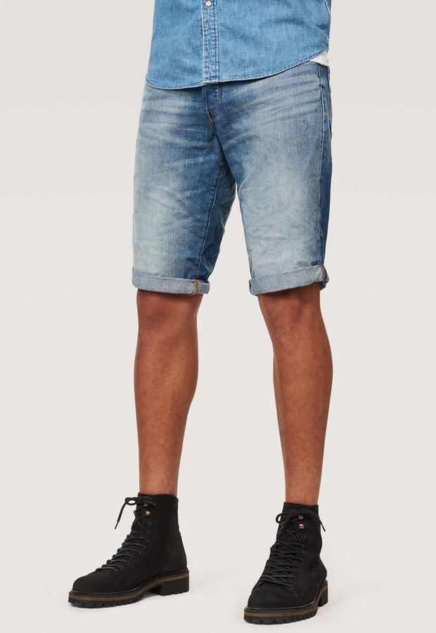 G-Star RAW 3301 slim fit jeans short medium aged - Foto 7