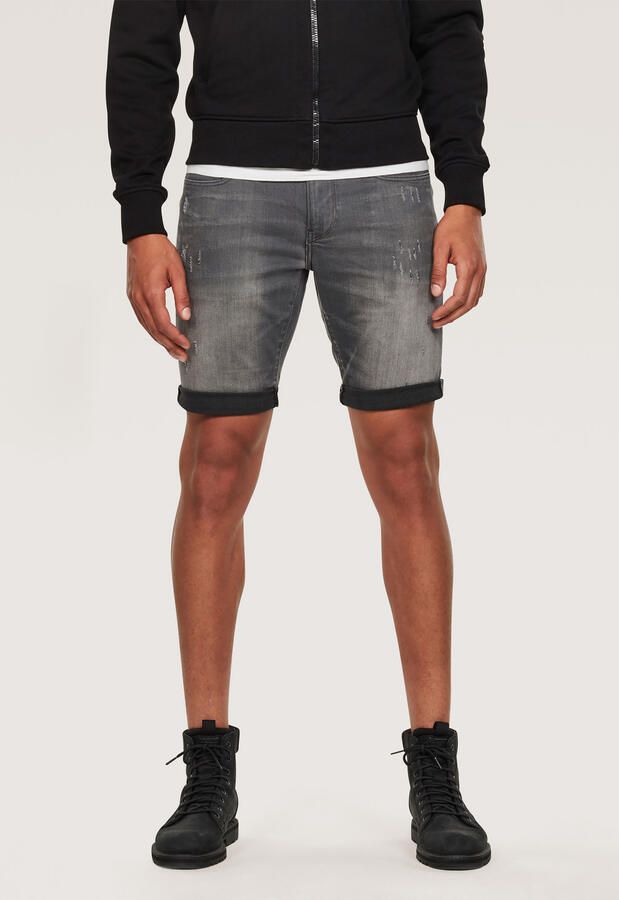 G-Star Raw Korte Broek D10481-6132 -3301 DLIM SHORT-1243 BLACK