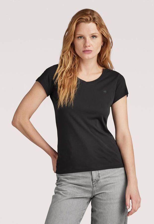 G-Star Raw T-shirt Korte Mouw T-shirt slim col V femme Eyben