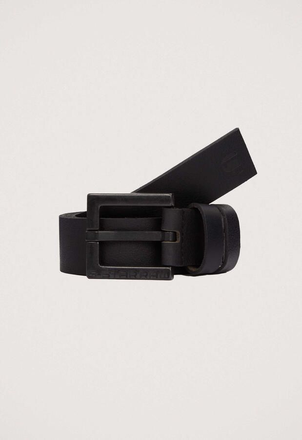 G-Star Raw Leren riem met doornsluiting model 'New duko'