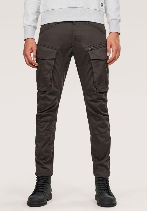 G-Star Antraciet G Star Raw Cargobroeken Rovic Zip 3d Regular Tapered