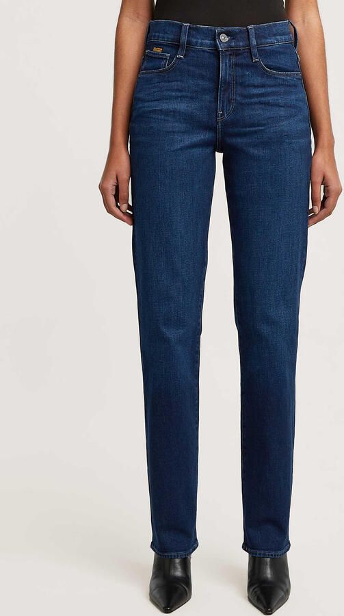 G-Star RAW Strace Straight Jeans Donkerblauw Dames - Foto 13