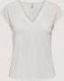 Only Shirt met V-hals ONLFREE S S MODAL V-NEC TOP BOX JRS NOOS - Thumbnail 1