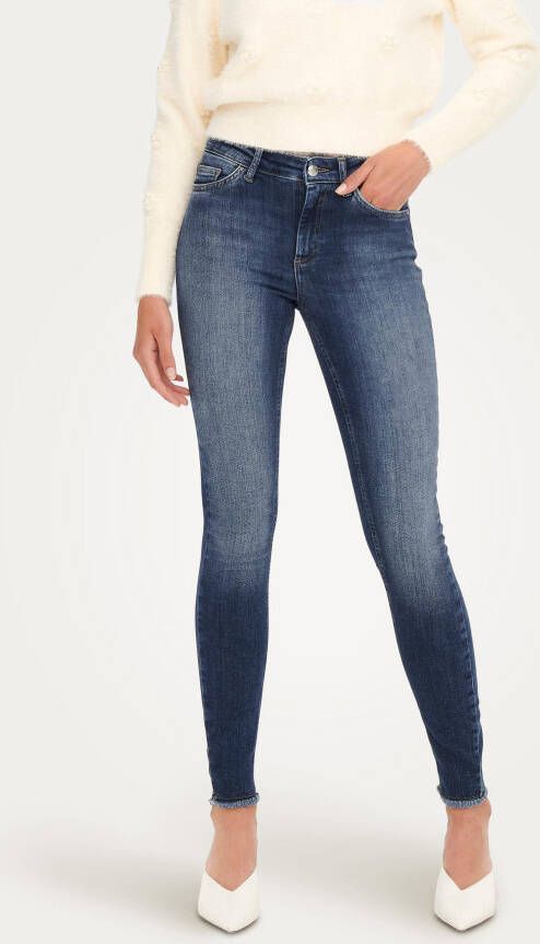 Only Onlblush Mid Ankle Raw Skinny Jeans