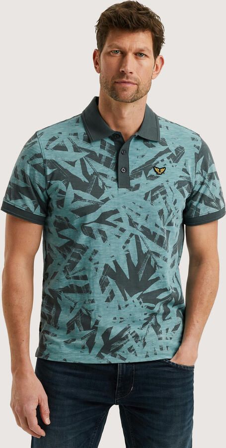 PME Legend regular polo grijsblauw