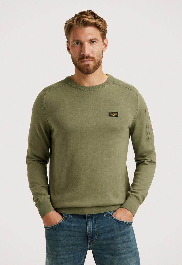 PME LEGEND Heren Truien & Vesten American Classic Knit Khaki - Foto 10